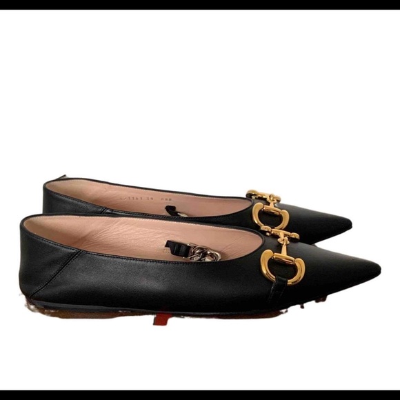 Gucci women's leather ballet flat with
Horsebit - Picture 5 of 7